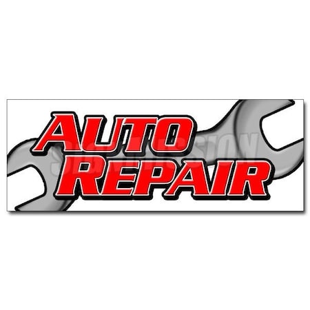 AUTO REPAIR DECAL Sticker Car Shop Mechanic Signs Fix Equipment Supplies